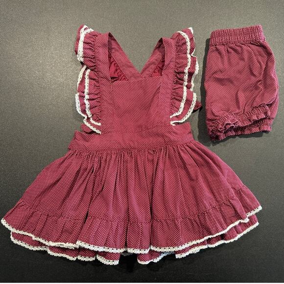 Well Dressed Wolf Wild Berry Naomi Set with Bloomers, Toddler Size 2T - Picture 1 of 7